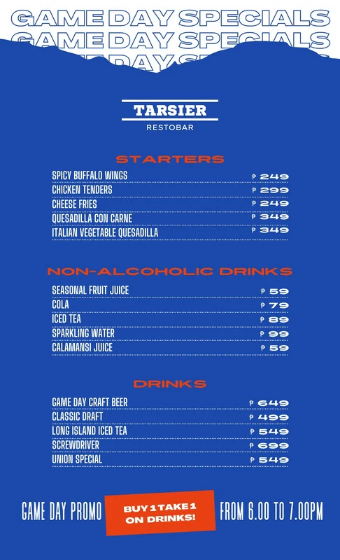 Mẫu thiết kế menu mới nhất 2024 mang phong cách thể thao