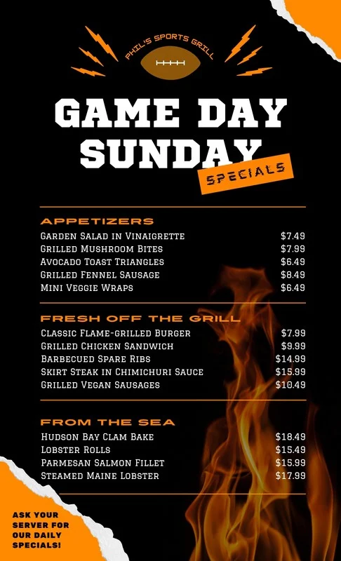 Mau thiet ke menu moi nhat 2024 mang phong cach the thao 4, Thiết Kế Gia Phúc