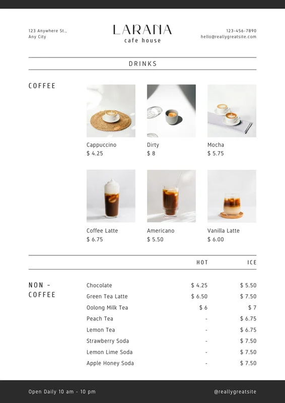 Thiết kế menu tiệm bánh cần những yếu tố gì